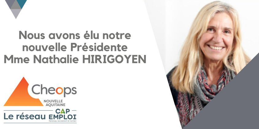 Nous avons élu notre nouvelle Présidente Mme Nathalie HIRIGOYEN