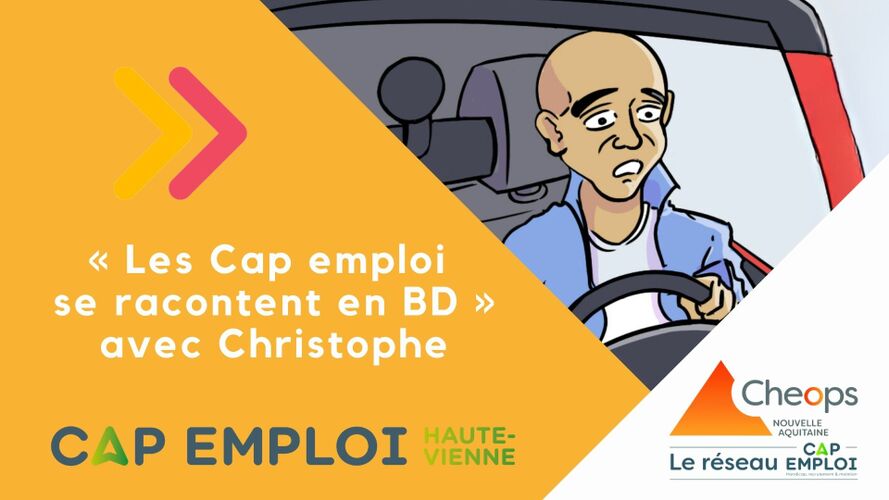 L'histoire de Christophe suivi par le Cap emploi Haute-Vienne