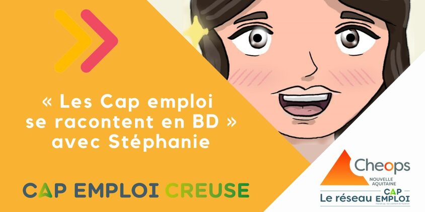 Les Cap emploi se racontent en BD avec Stéphanie