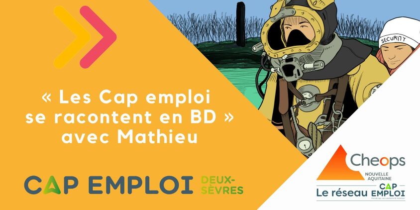 Les Cap emploi se racontent en BD avec Mathieu