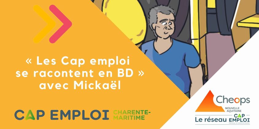 Les Cap emploi se racontent en BD avec Mickaël