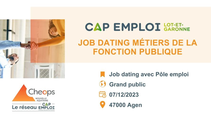 Cap emploi lot et garonne - Job dating des métiers de la Fonction publique