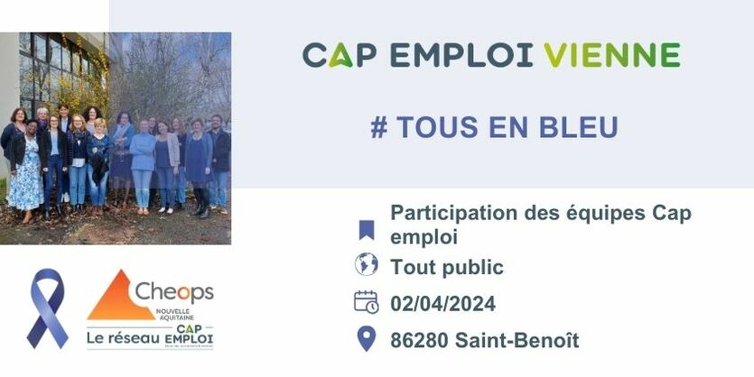 Tous en bleu Cap emploi Vienne